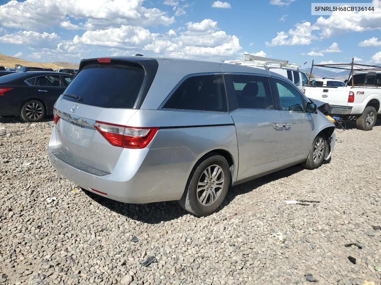 5FNRL5H68CB136144 2012 Honda Odyssey Exl