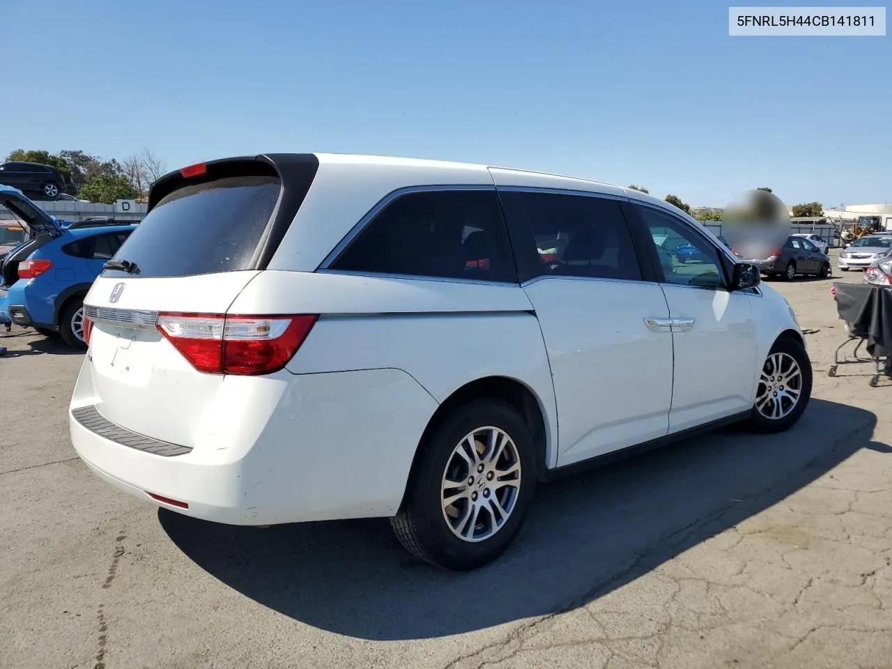 2012 Honda Odyssey Ex VIN: 5FNRL5H44CB141811 Lot: 68514934