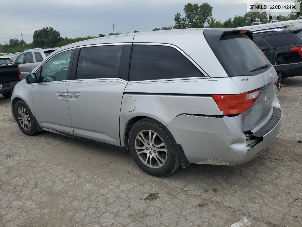 2012 Honda Odyssey Exl VIN: 5FNRL5H62CB142490 Lot: 68559574