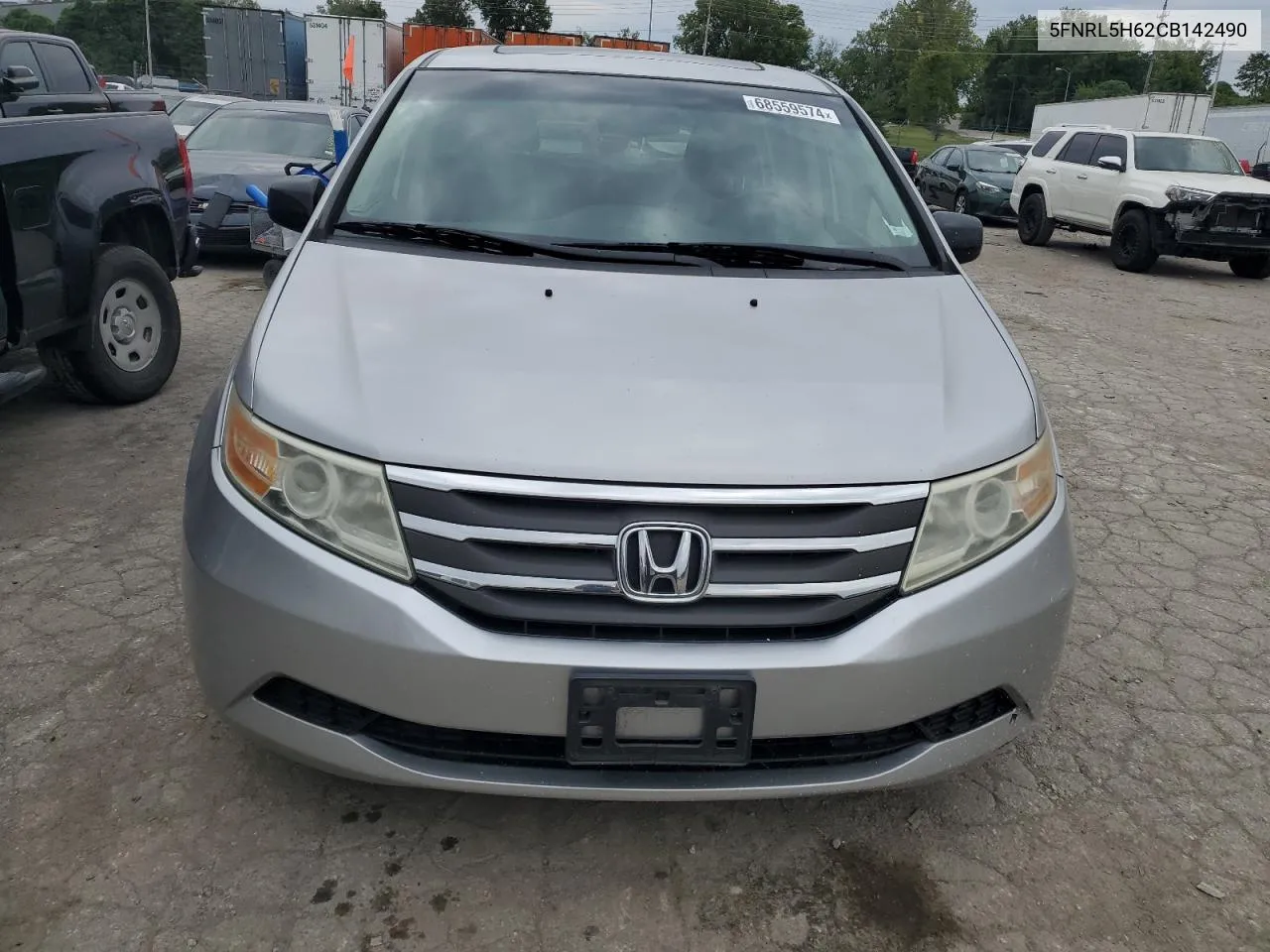 5FNRL5H62CB142490 2012 Honda Odyssey Exl