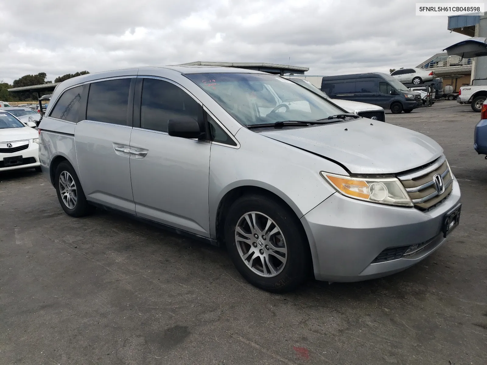 2012 Honda Odyssey Exl VIN: 5FNRL5H61CB048598 Lot: 68683374