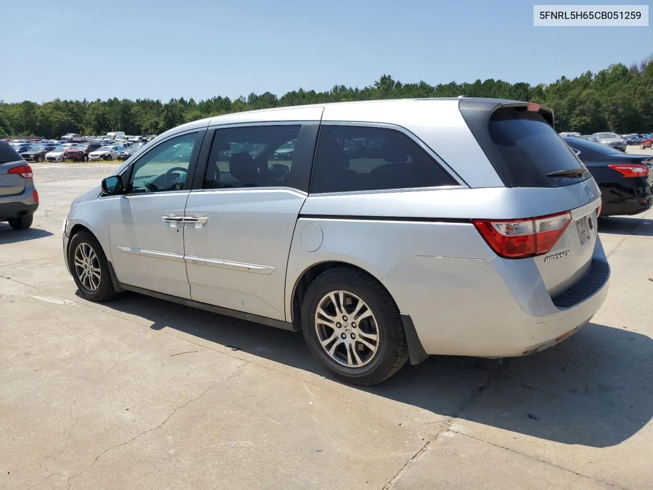 2012 Honda Odyssey Exl VIN: 5FNRL5H65CB051259 Lot: 68688494