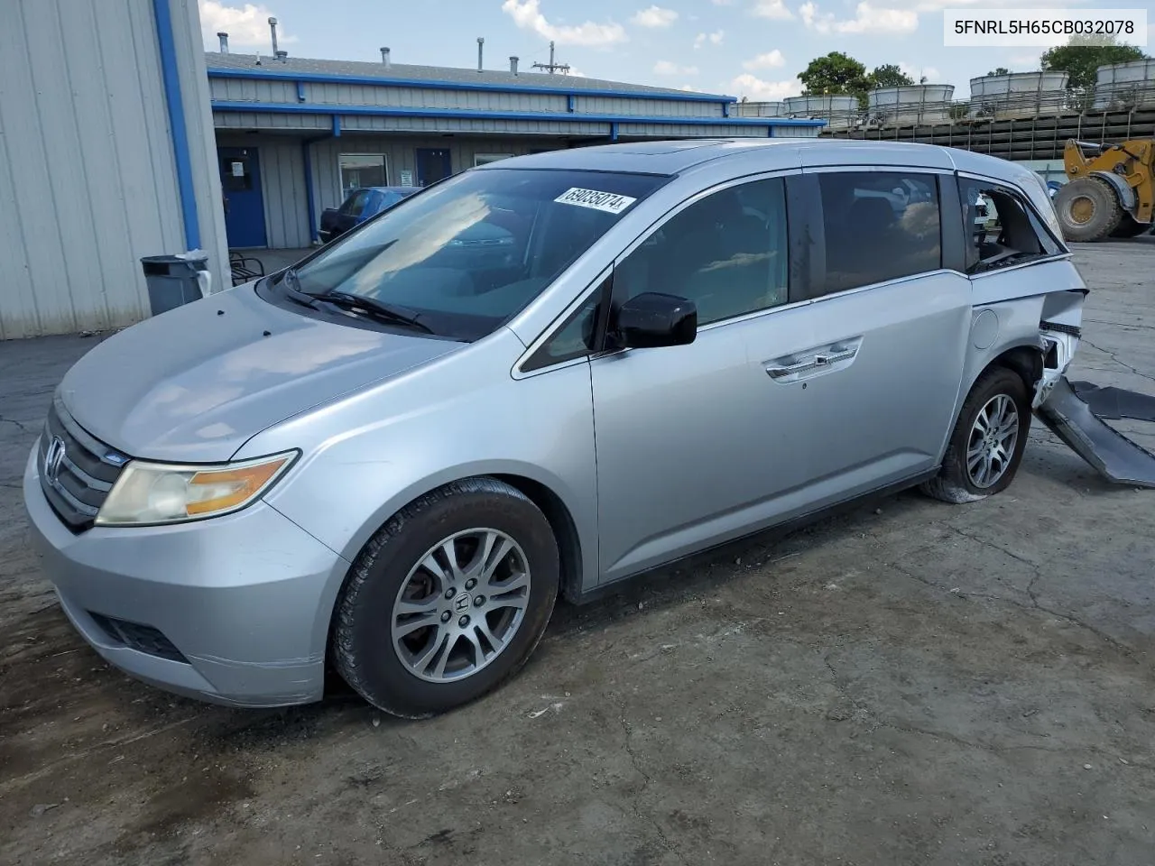 5FNRL5H65CB032078 2012 Honda Odyssey Exl