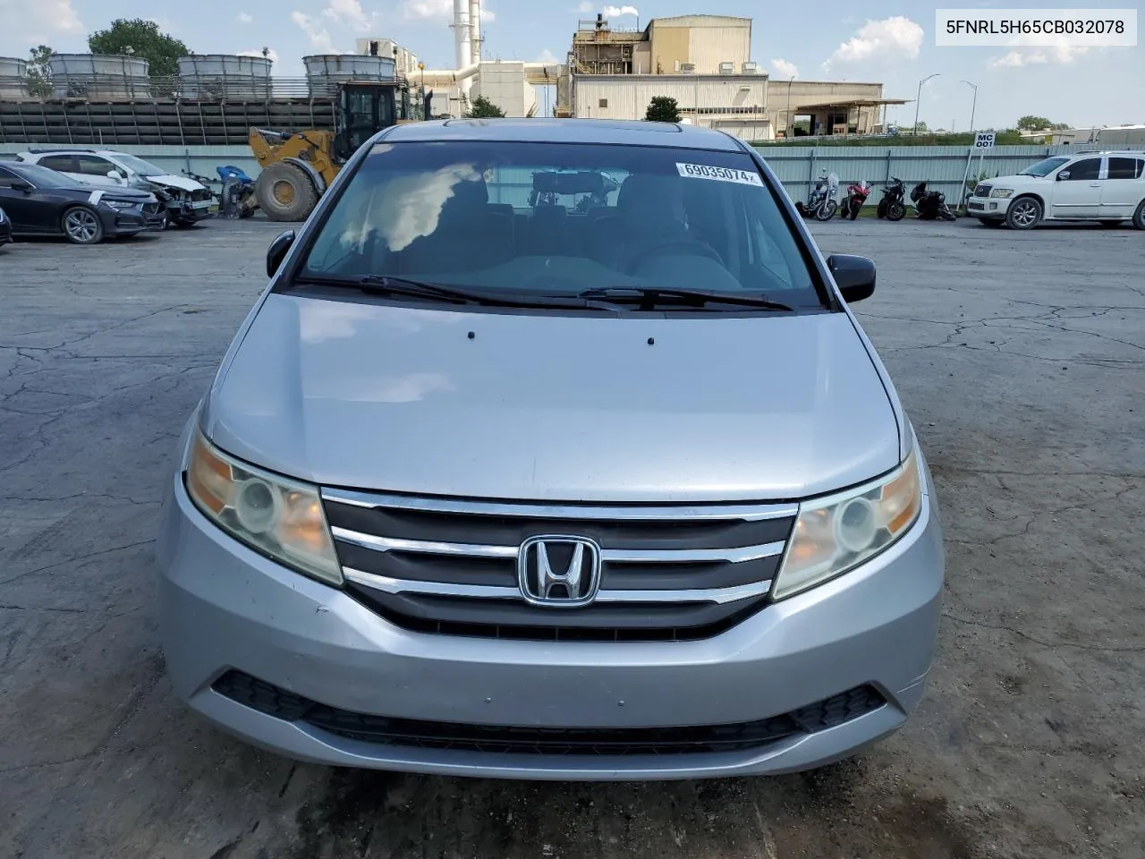 2012 Honda Odyssey Exl VIN: 5FNRL5H65CB032078 Lot: 69035074