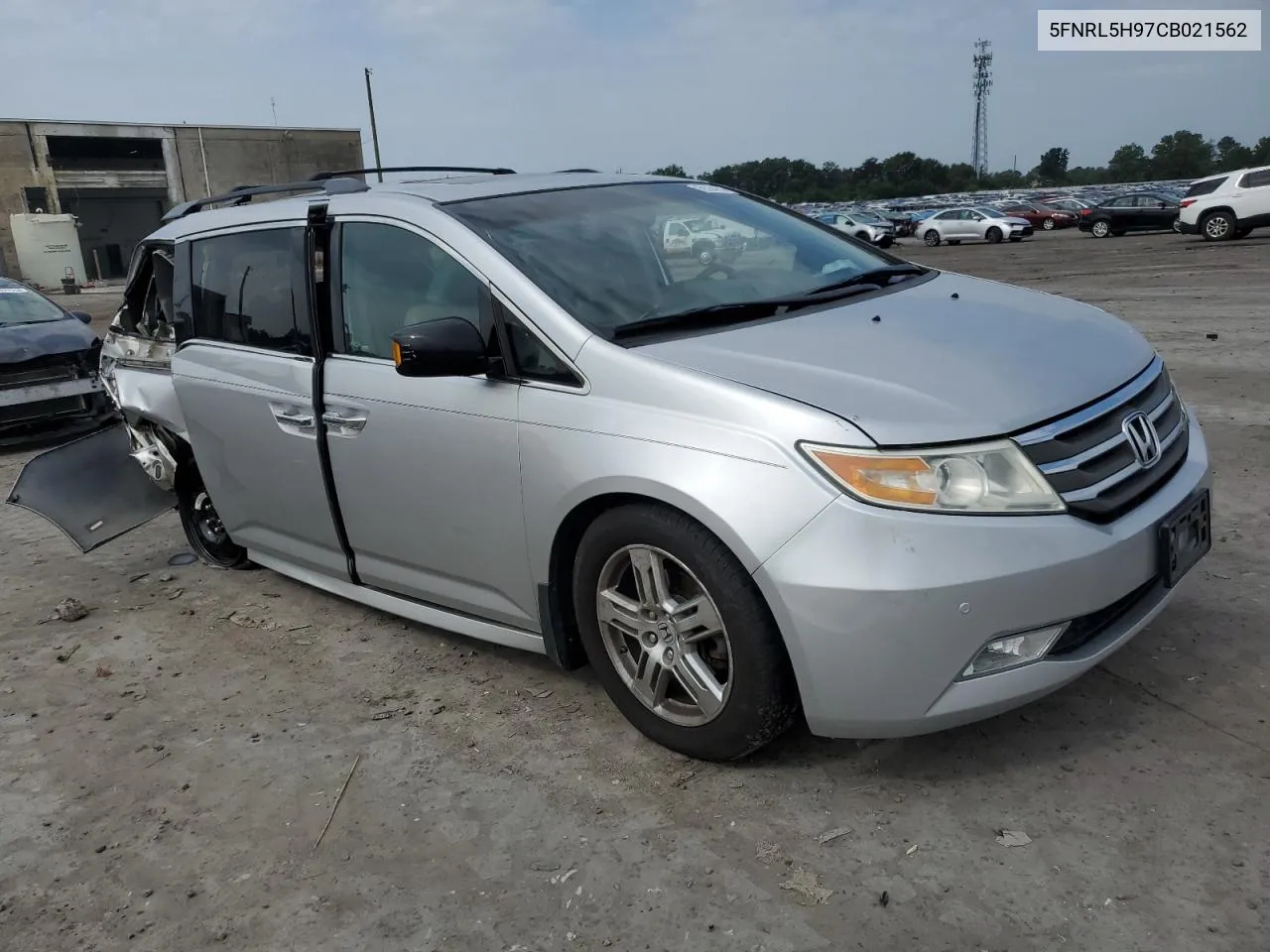 5FNRL5H97CB021562 2012 Honda Odyssey Touring