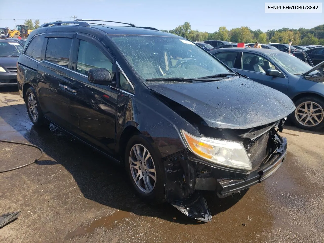 5FNRL5H61CB073842 2012 Honda Odyssey Exl