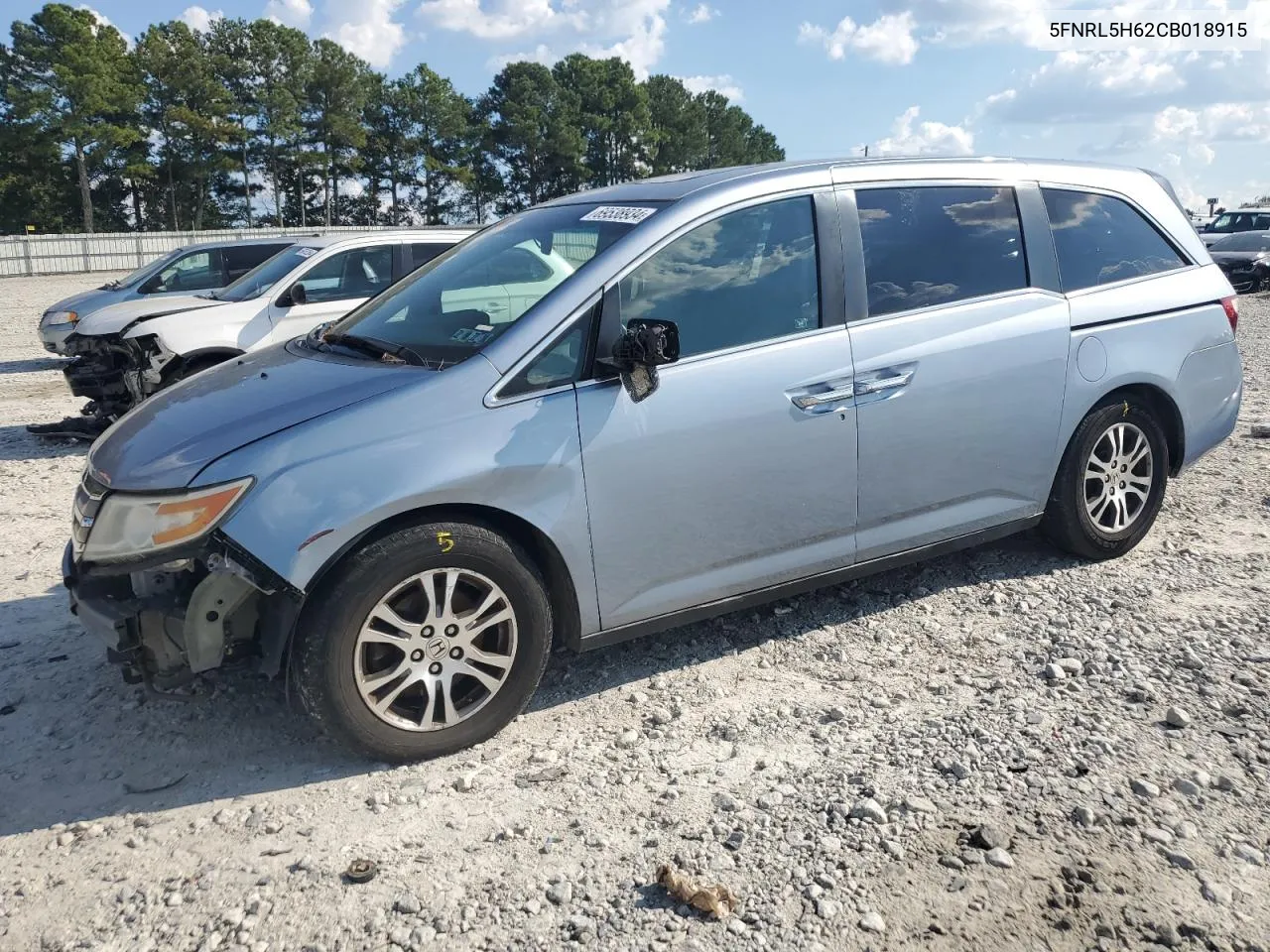 2012 Honda Odyssey Exl VIN: 5FNRL5H62CB018915 Lot: 69538934