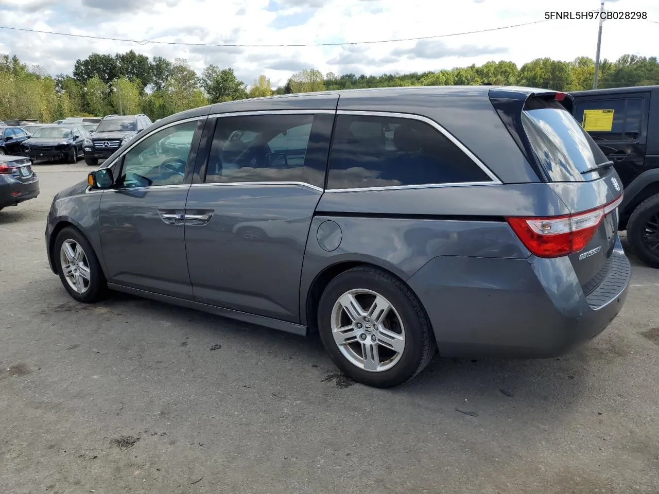 2012 Honda Odyssey Touring VIN: 5FNRL5H97CB028298 Lot: 69576744