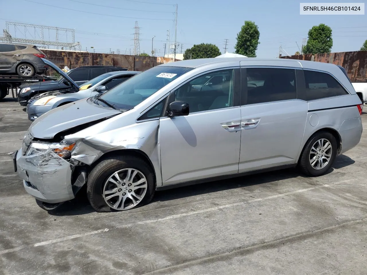 2012 Honda Odyssey Ex VIN: 5FNRL5H46CB101424 Lot: 69673474