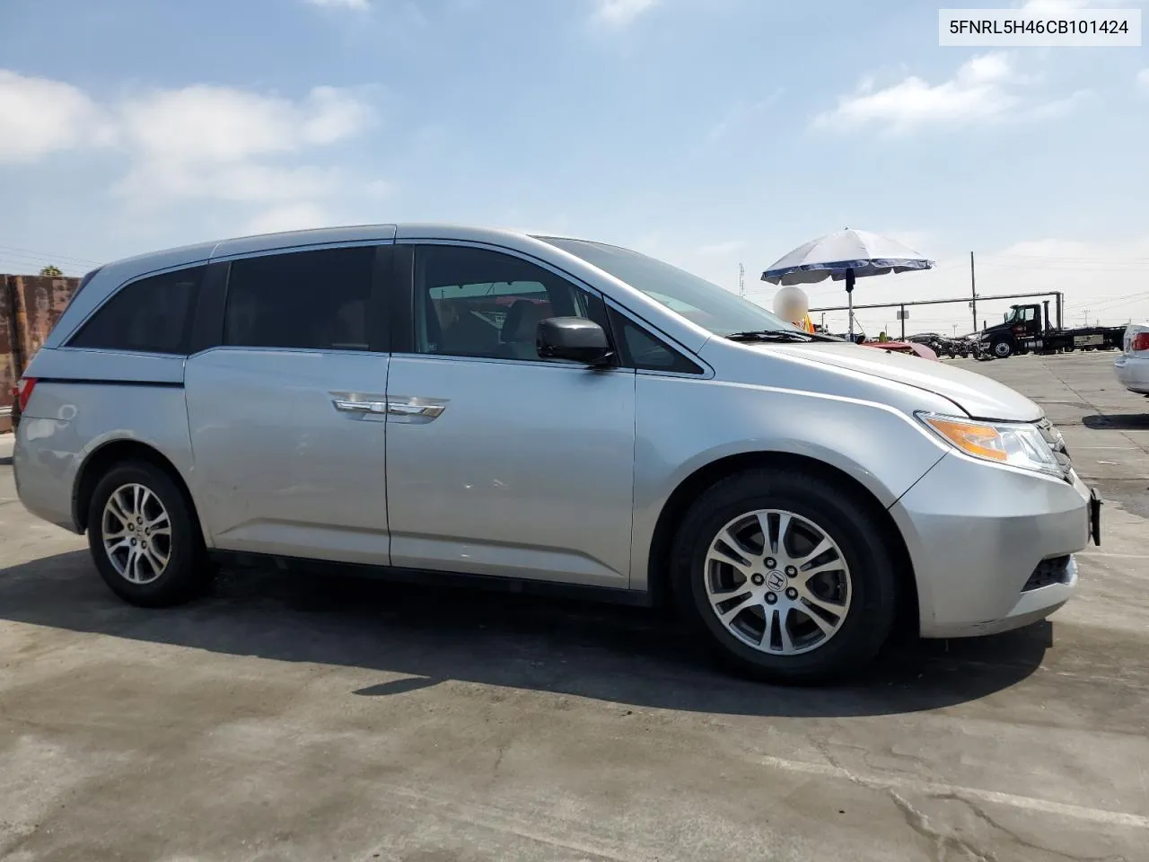 5FNRL5H46CB101424 2012 Honda Odyssey Ex