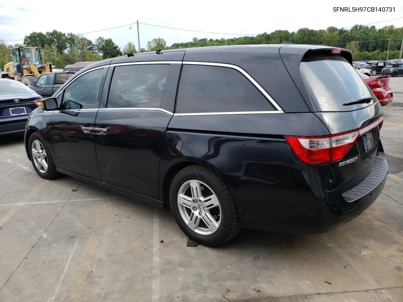 2012 Honda Odyssey Touring VIN: 5FNRL5H97CB140731 Lot: 70008664