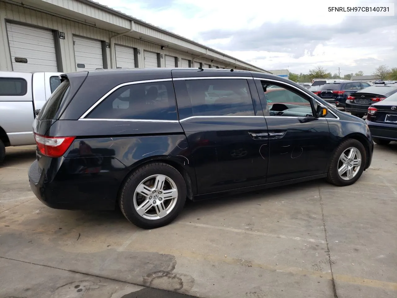 5FNRL5H97CB140731 2012 Honda Odyssey Touring