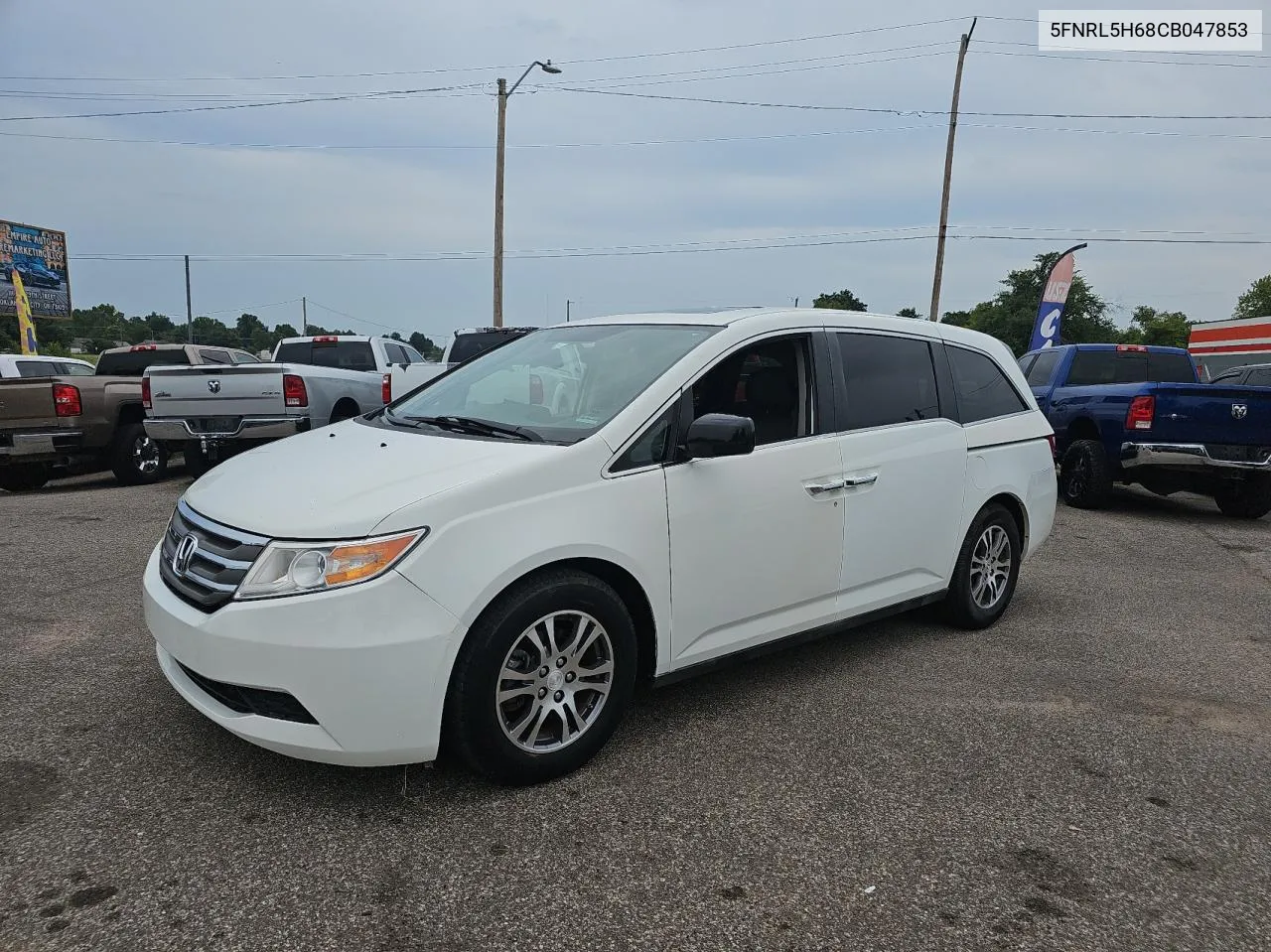 5FNRL5H68CB047853 2012 Honda Odyssey Exl