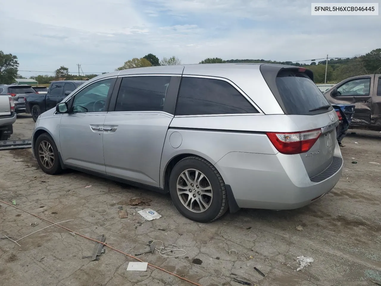 2012 Honda Odyssey Exl VIN: 5FNRL5H6XCB046445 Lot: 70267894