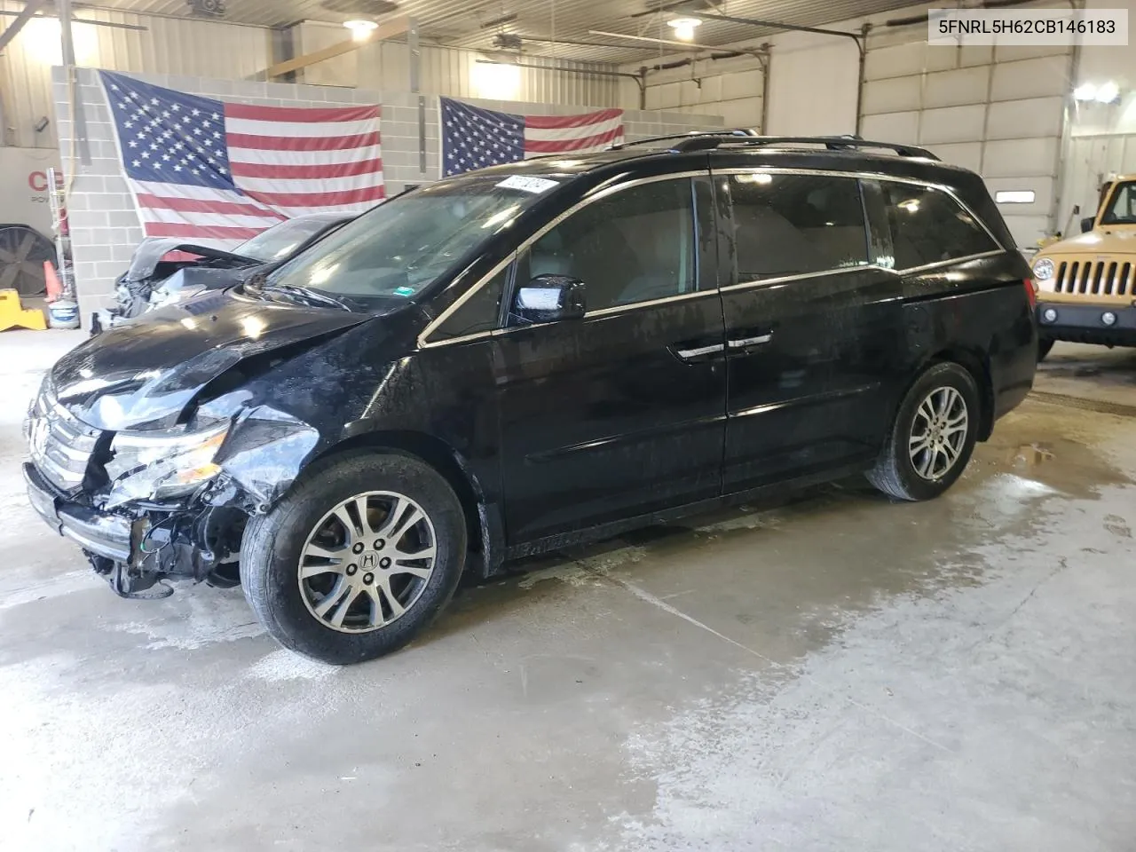 5FNRL5H62CB146183 2012 Honda Odyssey Exl