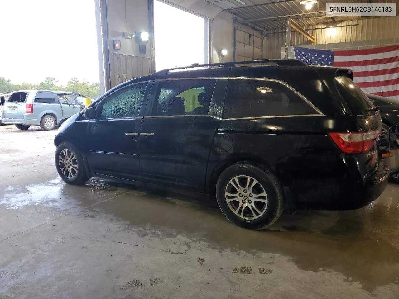 2012 Honda Odyssey Exl VIN: 5FNRL5H62CB146183 Lot: 70318084