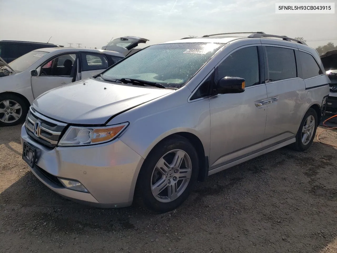 2012 Honda Odyssey Touring VIN: 5FNRL5H93CB043915 Lot: 70409604