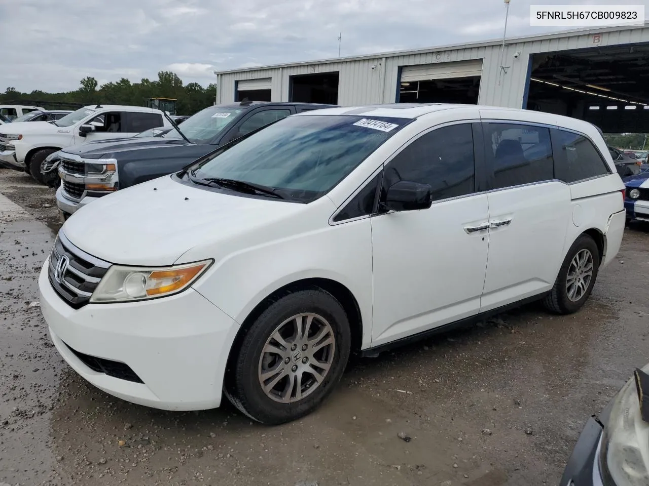 5FNRL5H67CB009823 2012 Honda Odyssey Exl