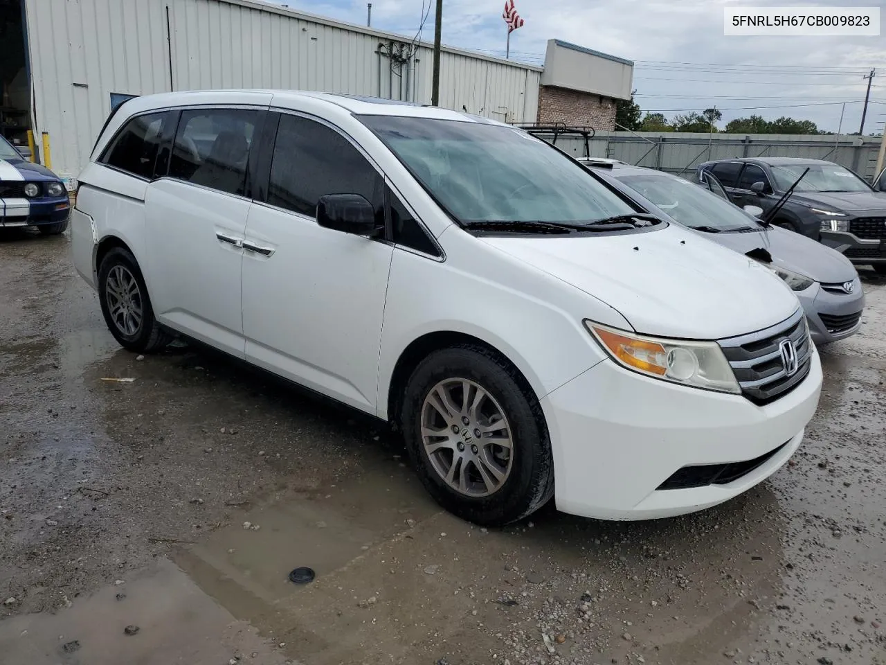 5FNRL5H67CB009823 2012 Honda Odyssey Exl