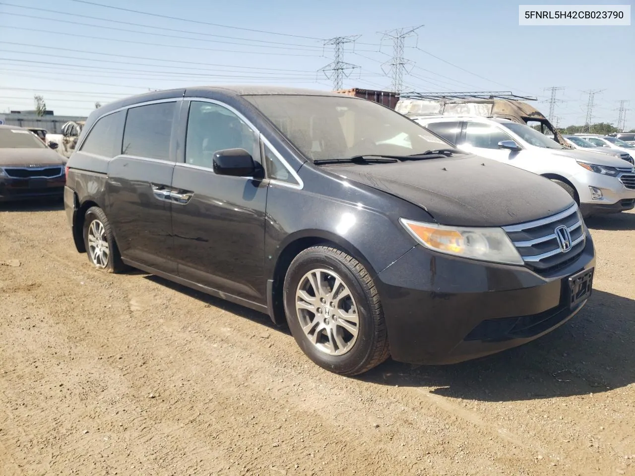 2012 Honda Odyssey Ex VIN: 5FNRL5H42CB023790 Lot: 70618164