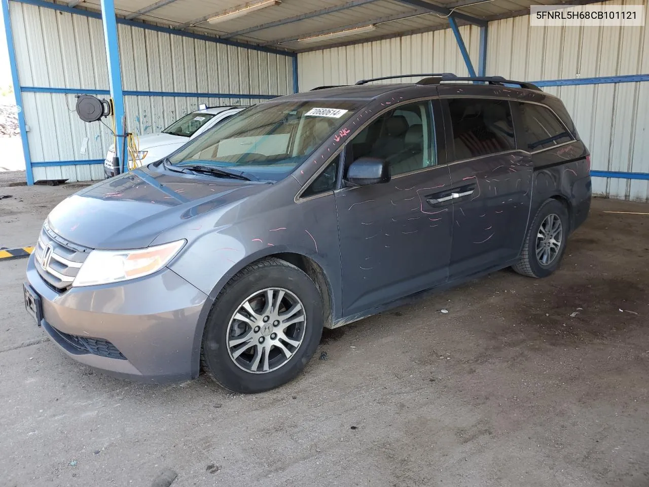 5FNRL5H68CB101121 2012 Honda Odyssey Exl