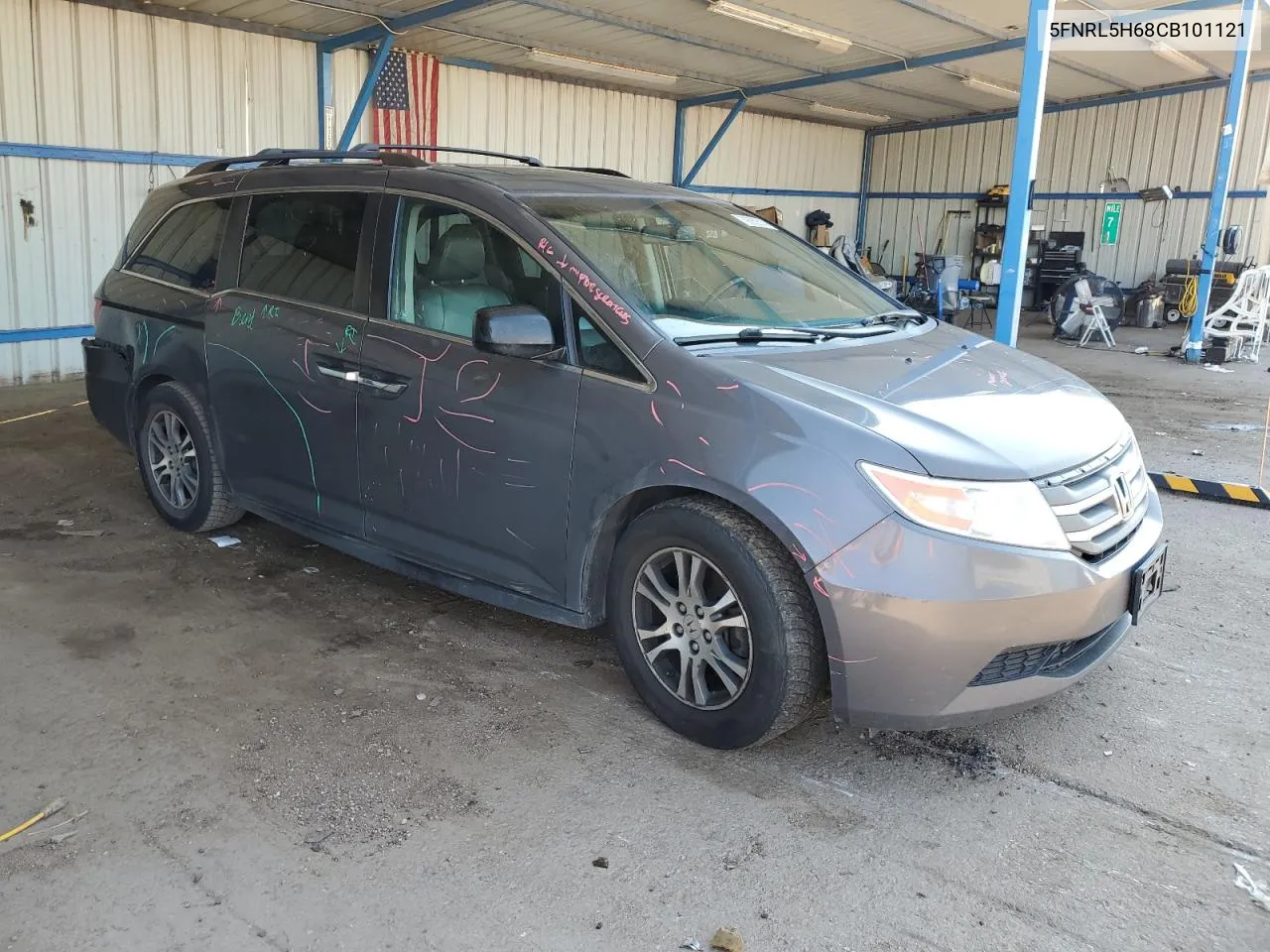 5FNRL5H68CB101121 2012 Honda Odyssey Exl