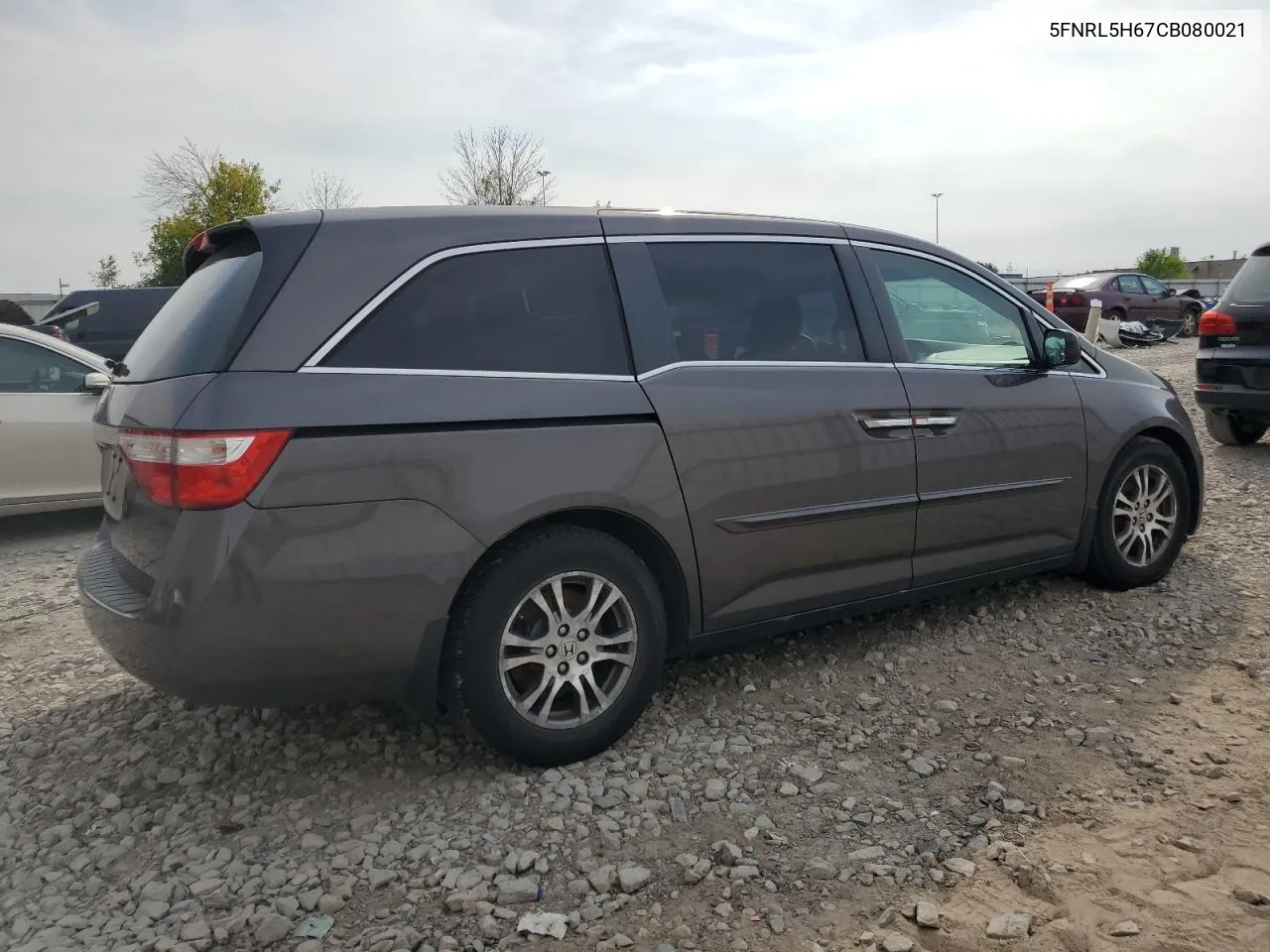 2012 Honda Odyssey Exl VIN: 5FNRL5H67CB080021 Lot: 70853614