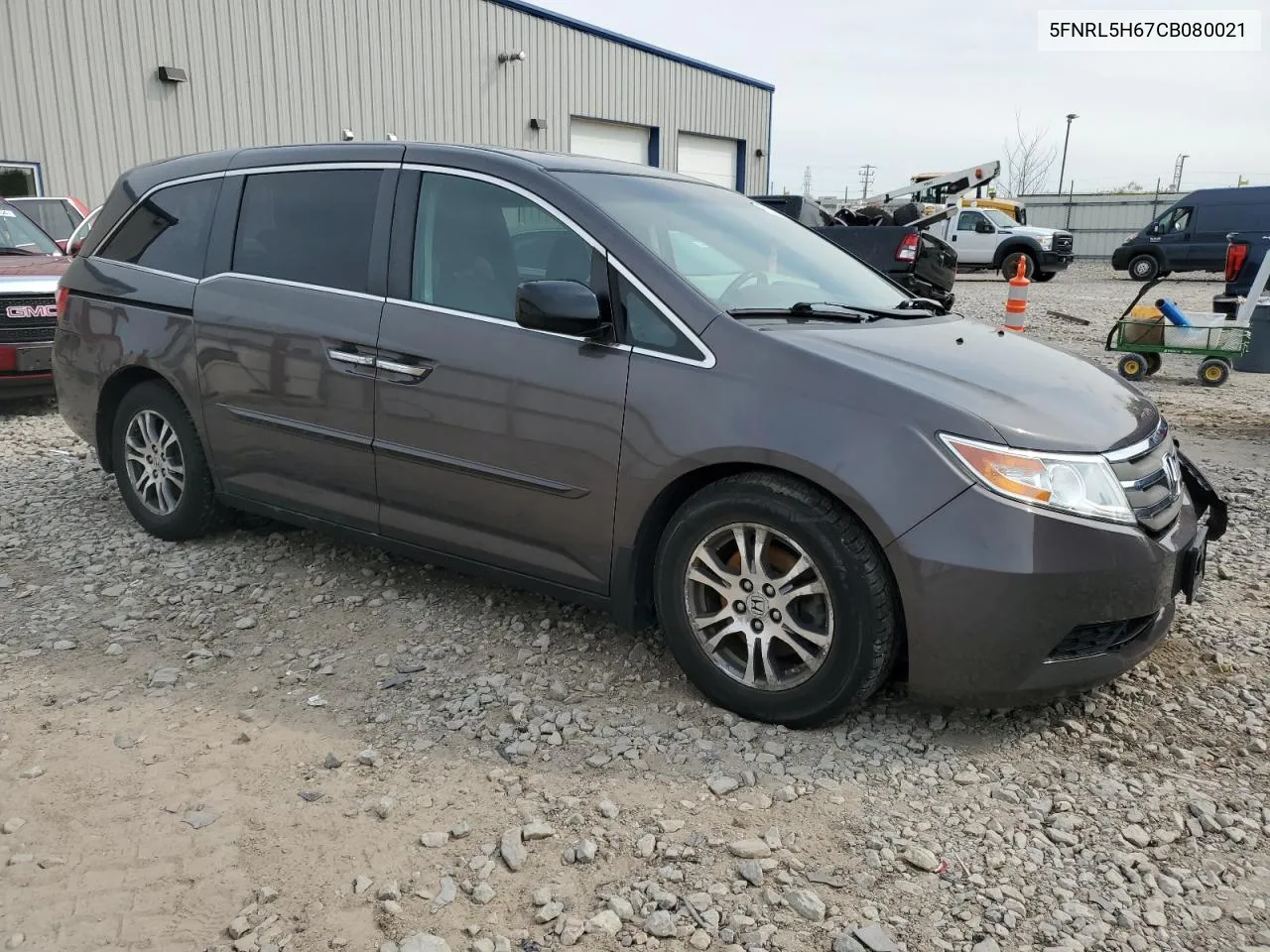 5FNRL5H67CB080021 2012 Honda Odyssey Exl