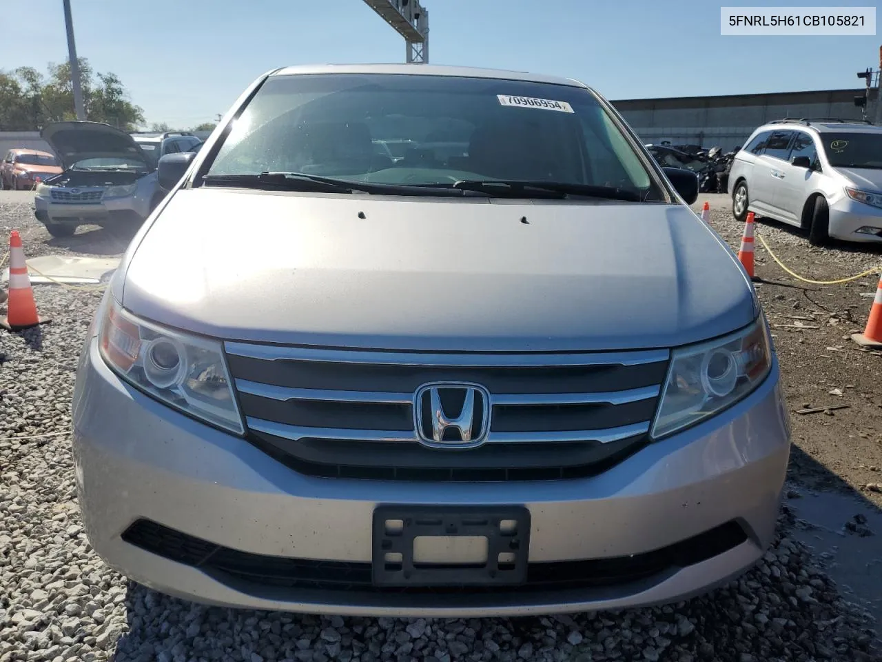 5FNRL5H61CB105821 2012 Honda Odyssey Exl