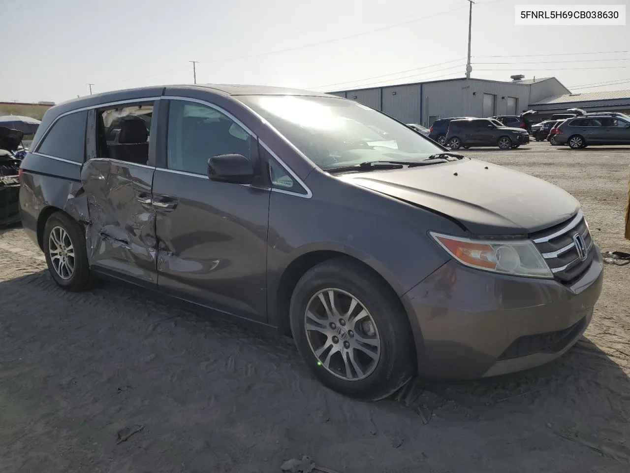 5FNRL5H69CB038630 2012 Honda Odyssey Exl