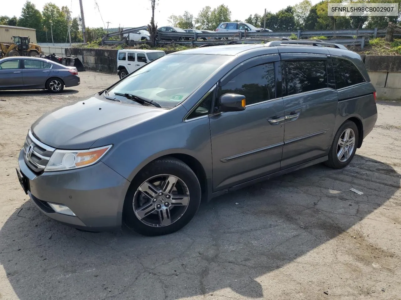 2012 Honda Odyssey Touring VIN: 5FNRL5H98CB002907 Lot: 71081574