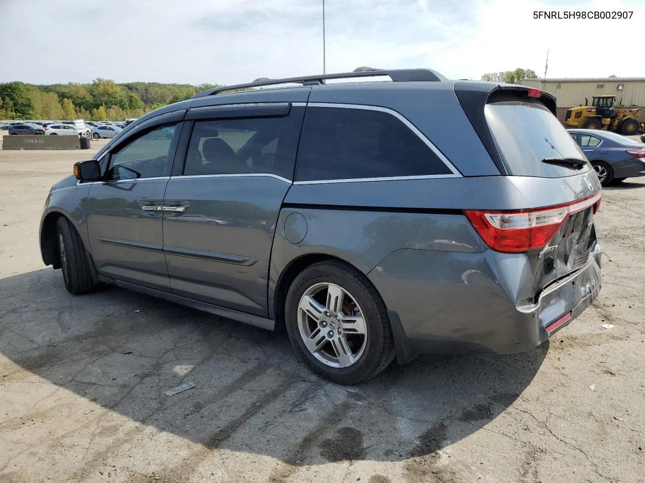 2012 Honda Odyssey Touring VIN: 5FNRL5H98CB002907 Lot: 71081574