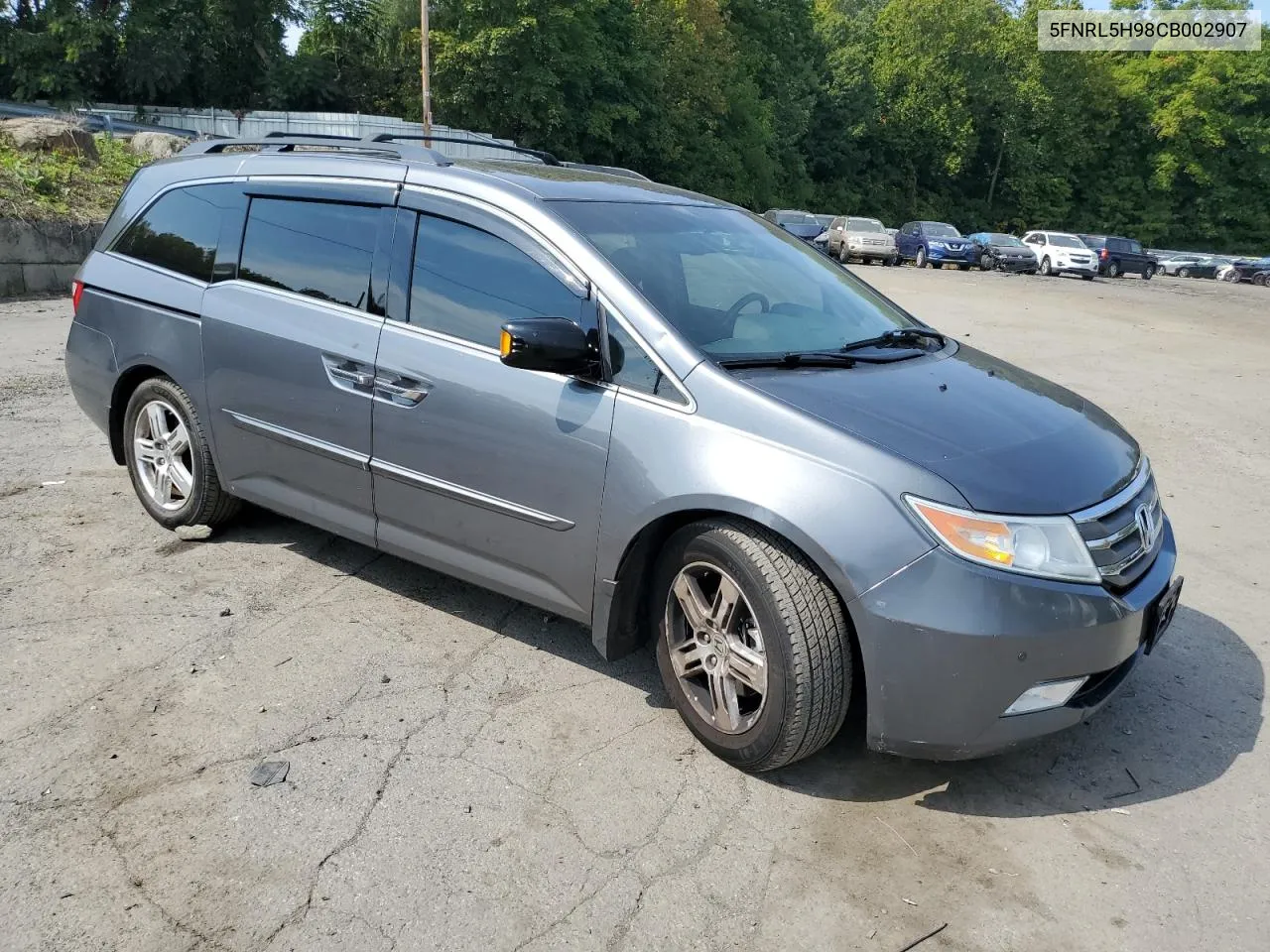 5FNRL5H98CB002907 2012 Honda Odyssey Touring