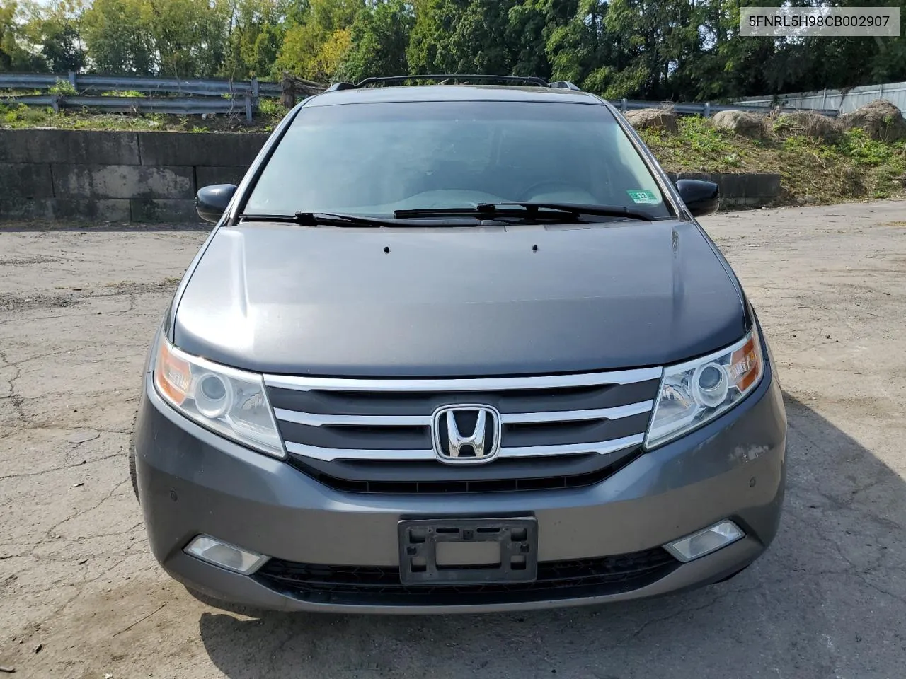 2012 Honda Odyssey Touring VIN: 5FNRL5H98CB002907 Lot: 71081574