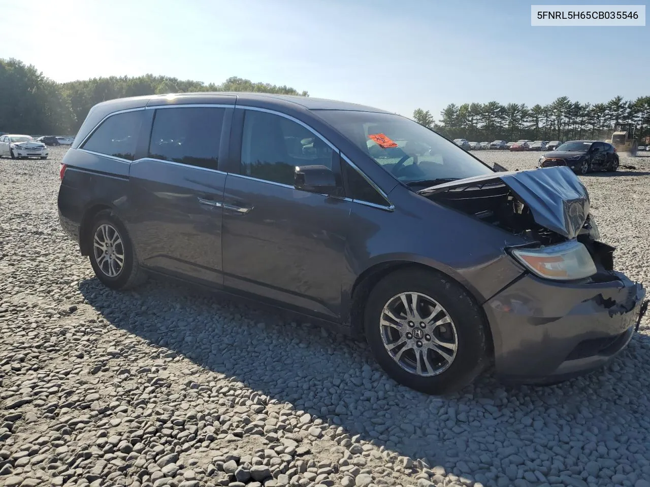 2012 Honda Odyssey Exl VIN: 5FNRL5H65CB035546 Lot: 71101634