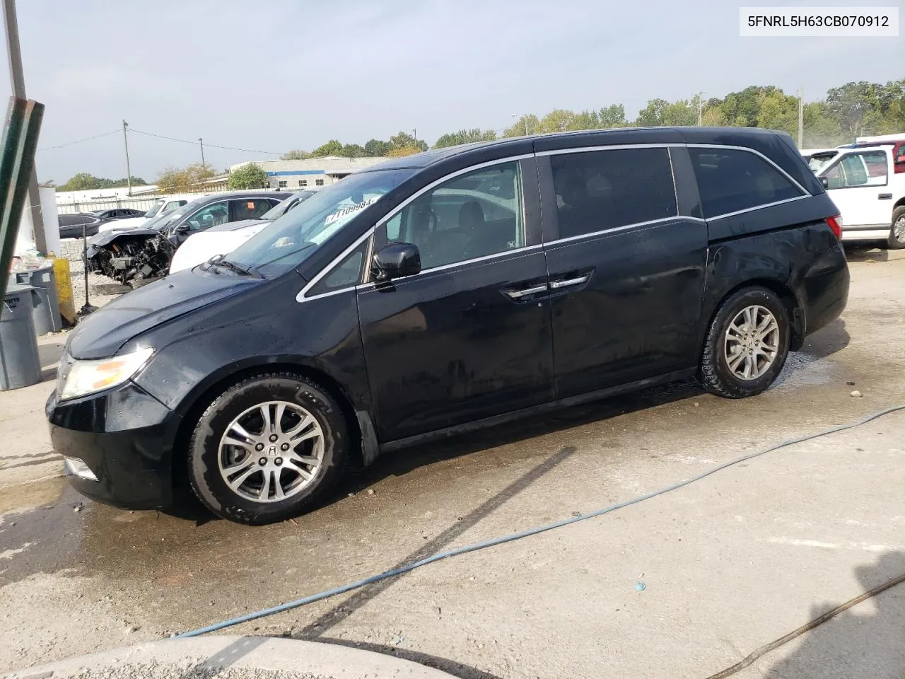 5FNRL5H63CB070912 2012 Honda Odyssey Exl