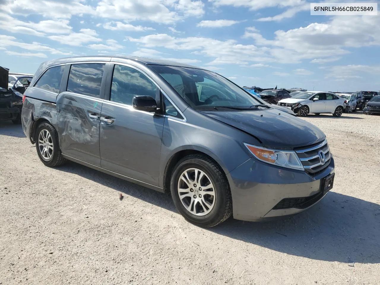 5FNRL5H66CB025849 2012 Honda Odyssey Exl