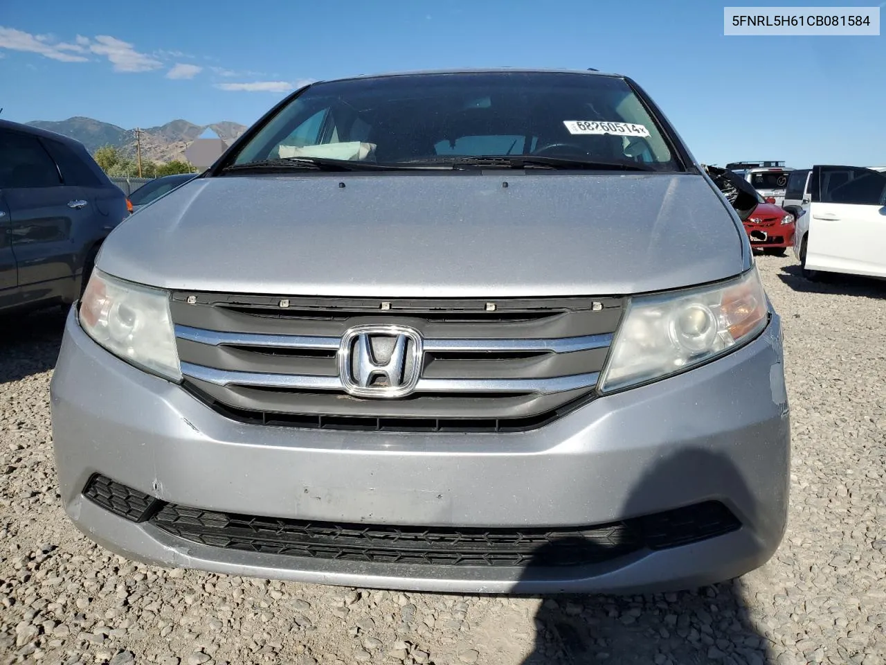 5FNRL5H61CB081584 2012 Honda Odyssey Exl