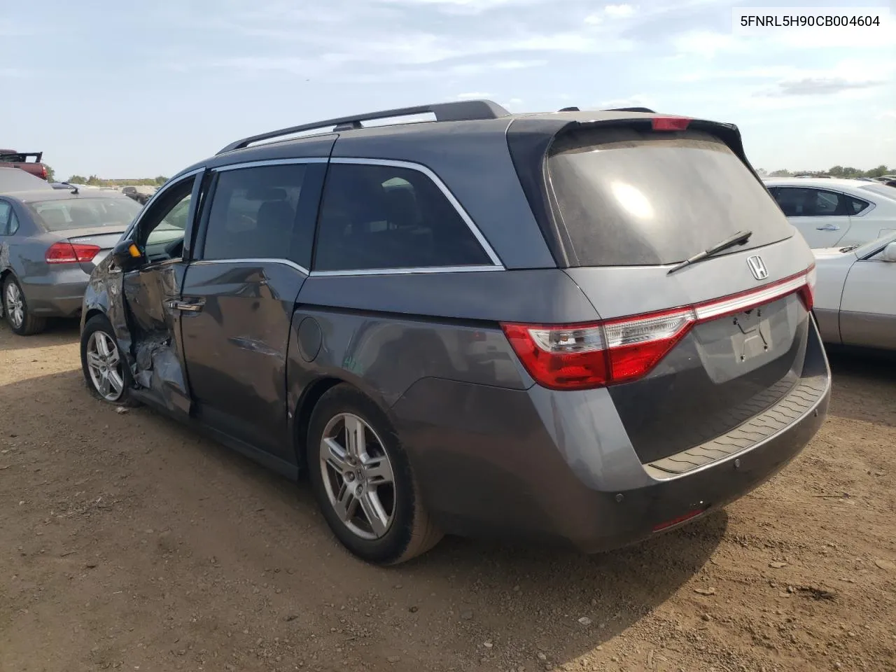 2012 Honda Odyssey Touring VIN: 5FNRL5H90CB004604 Lot: 71222854