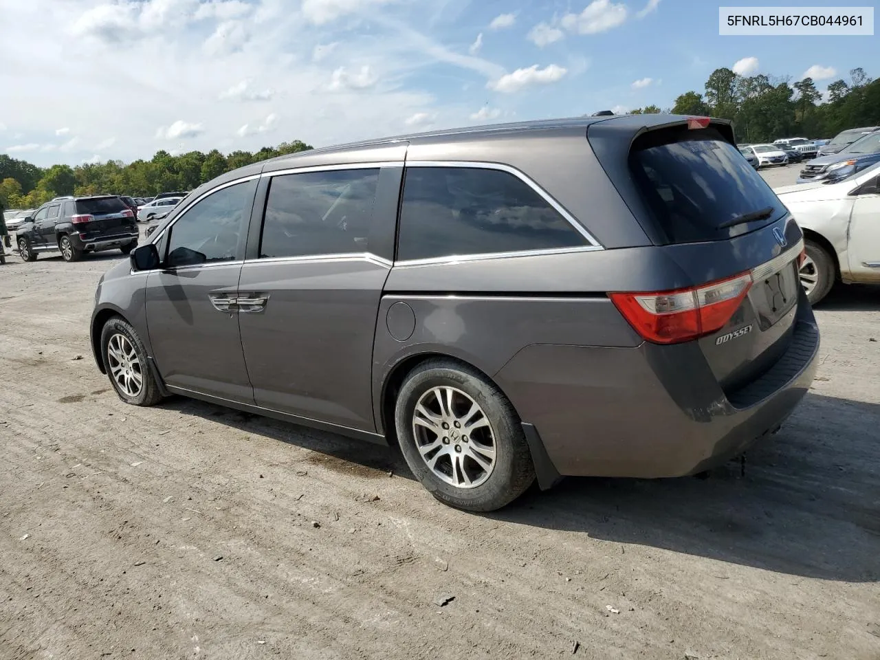 5FNRL5H67CB044961 2012 Honda Odyssey Exl