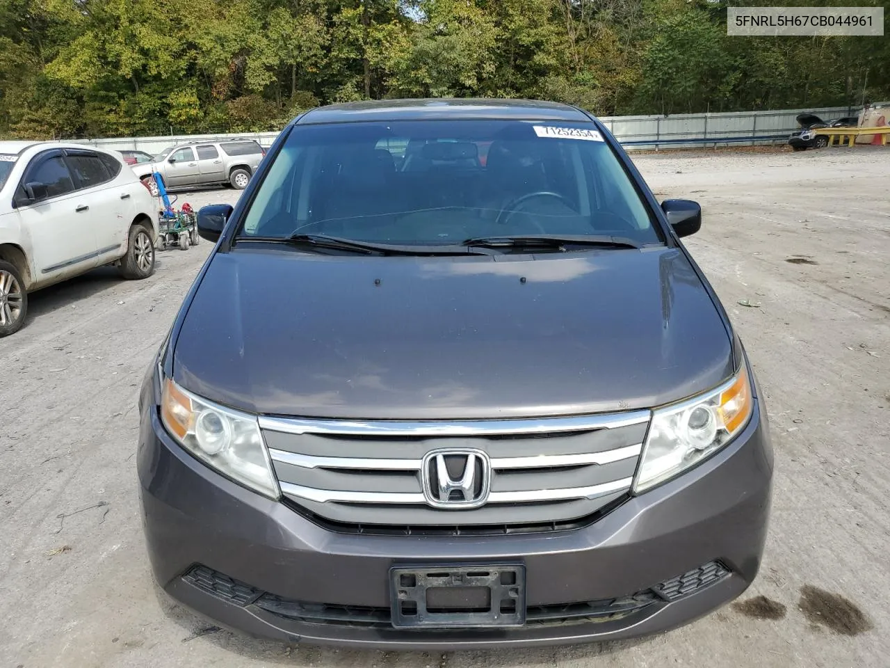 5FNRL5H67CB044961 2012 Honda Odyssey Exl