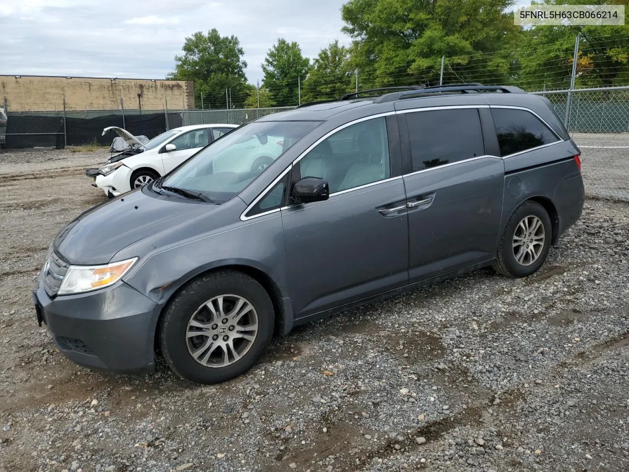 5FNRL5H63CB066214 2012 Honda Odyssey Exl