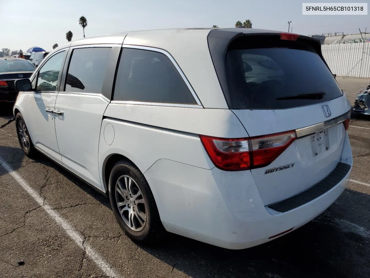 5FNRL5H65CB101318 2012 Honda Odyssey Exl