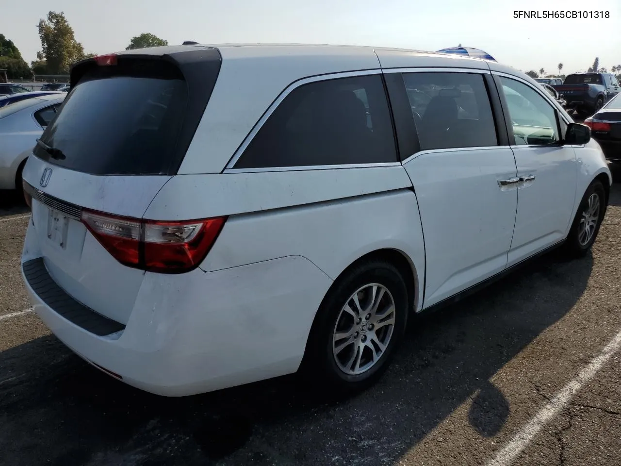 2012 Honda Odyssey Exl VIN: 5FNRL5H65CB101318 Lot: 71613204