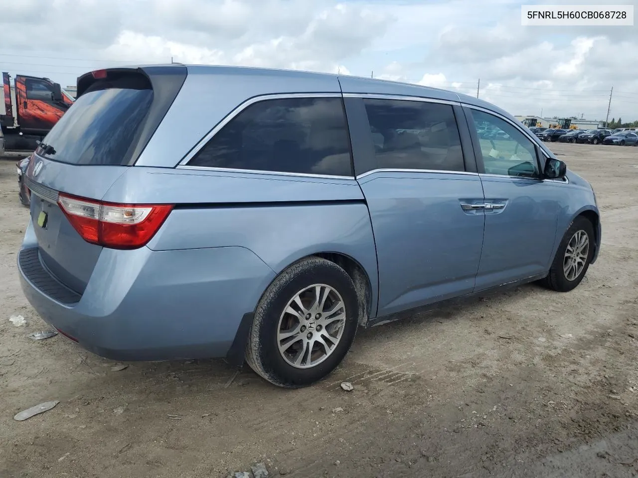 2012 Honda Odyssey Exl VIN: 5FNRL5H60CB068728 Lot: 71796814