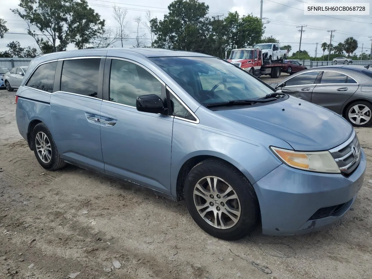 2012 Honda Odyssey Exl VIN: 5FNRL5H60CB068728 Lot: 71796814