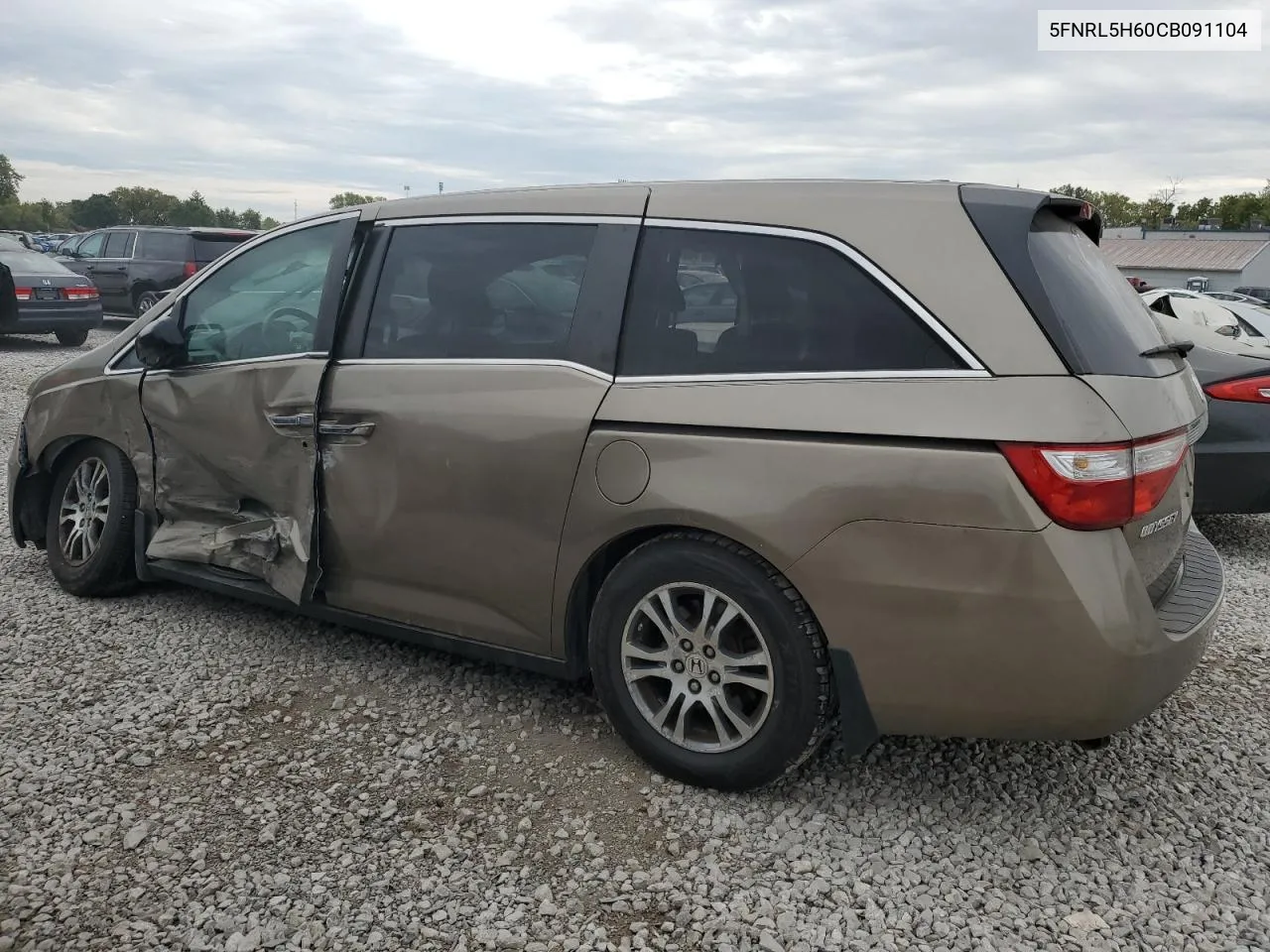 2012 Honda Odyssey Exl VIN: 5FNRL5H60CB091104 Lot: 71979274