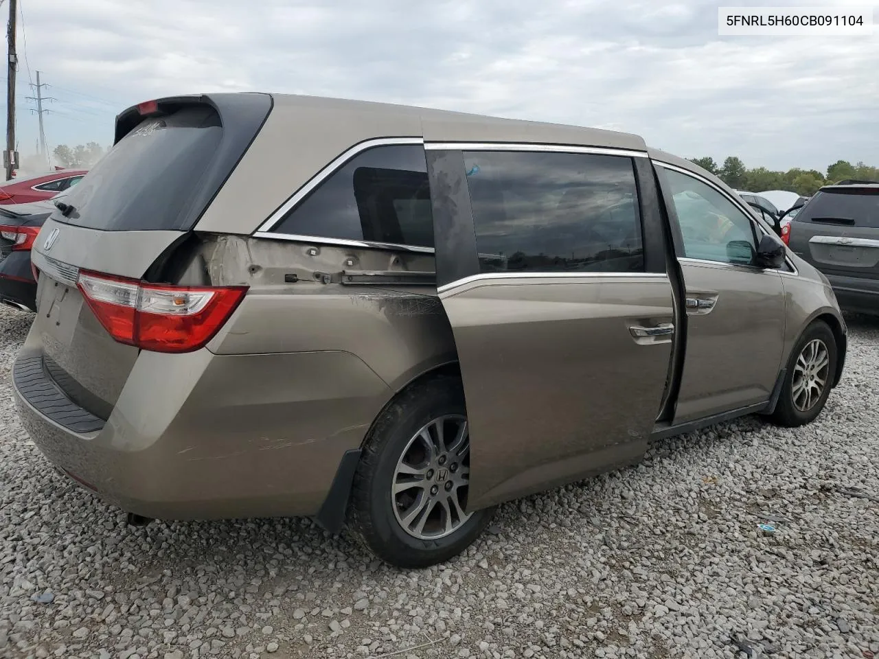 2012 Honda Odyssey Exl VIN: 5FNRL5H60CB091104 Lot: 71979274