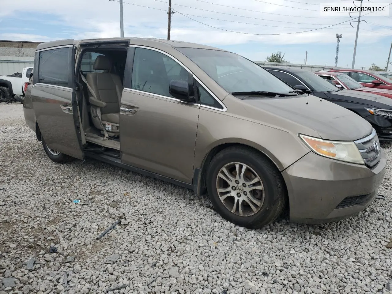 2012 Honda Odyssey Exl VIN: 5FNRL5H60CB091104 Lot: 71979274