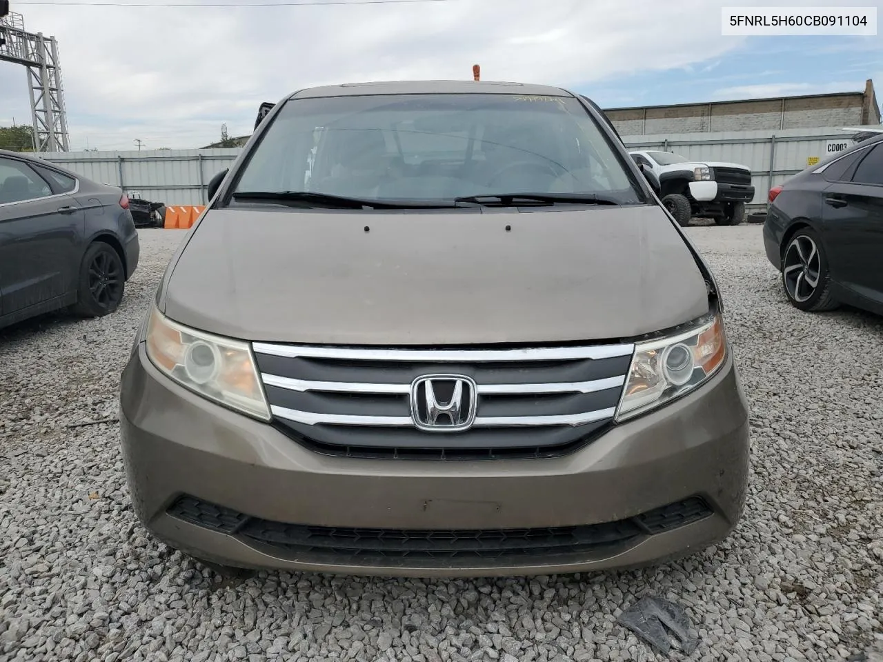 2012 Honda Odyssey Exl VIN: 5FNRL5H60CB091104 Lot: 71979274